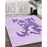 Patterned Purple Rug, pat922pur