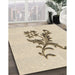 Machine Washable Transitional Moccasin Beige Rug in a Family Room, wshpat923brn