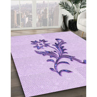 Patterned Purple Rug, pat923pur