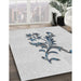 Patterned Off-White Novelty Rug in Family Room, pat923