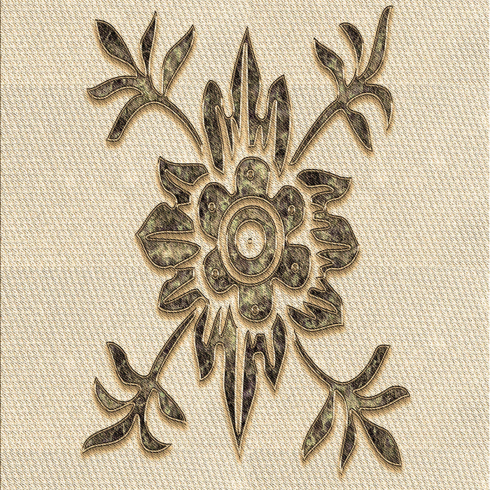 Patterned Peru Brown Rug, pat924brn