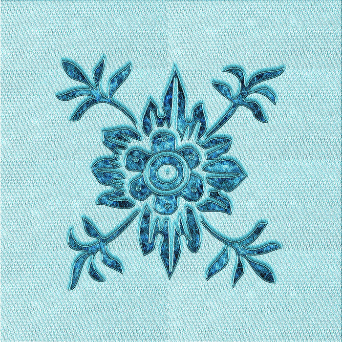 Round Machine Washable Transitional Electric Blue Rug, wshpat924lblu