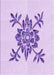 Patterned Purple Rug, pat924pur