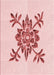 Patterned Light Rose Pink Rug, pat924rd