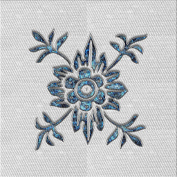 Square Patterned Silver Gray Novelty Rug, pat924