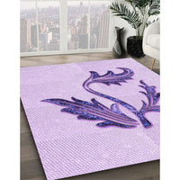 Patterned Purple Rug, pat925pur