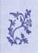 Patterned Lavender Blue Rug, pat926blu