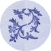 Square Patterned Lavender Blue Rug, pat926blu