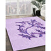 Machine Washable Transitional Purple Rug in a Family Room, wshpat926pur