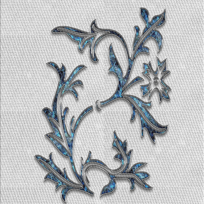 Patterned Off-White Novelty Rug, pat926