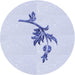 Square Machine Washable Transitional Lavender Blue Rug in a Living Room, wshpat927blu