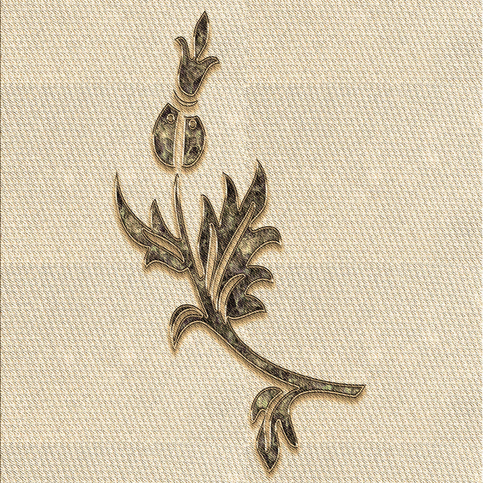 Patterned Moccasin Beige Rug, pat927brn