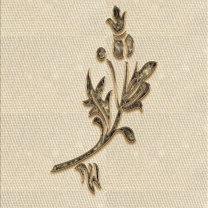 Patterned Moccasin Beige Rug, pat928brn