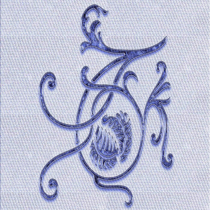 Patterned Lavender Blue Rug, pat929blu