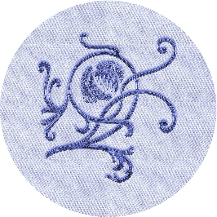 Square Machine Washable Transitional Lavender Blue Rug in a Living Room, wshpat929blu