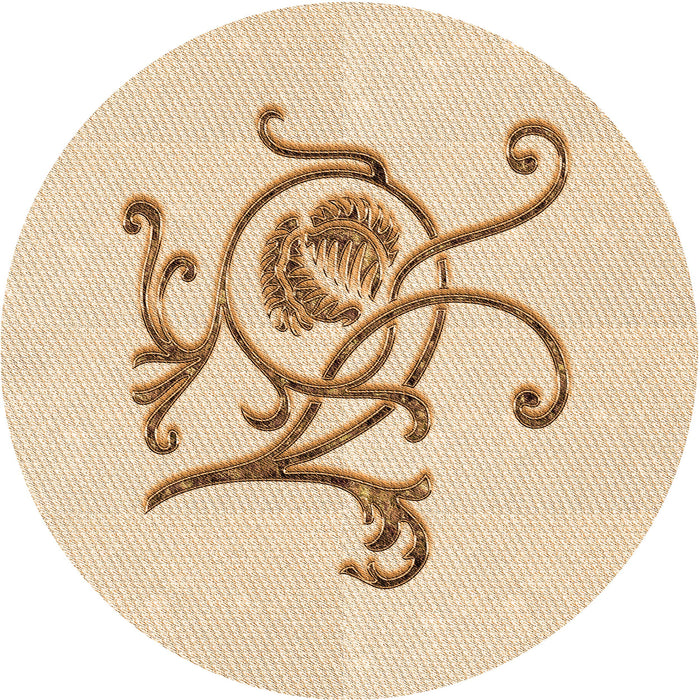 Square Machine Washable Transitional Brown Sand Brown Rug in a Living Room, wshpat929org