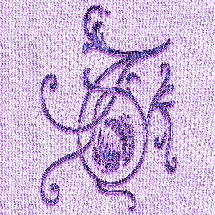 Machine Washable Transitional Purple Rug, wshpat929pur