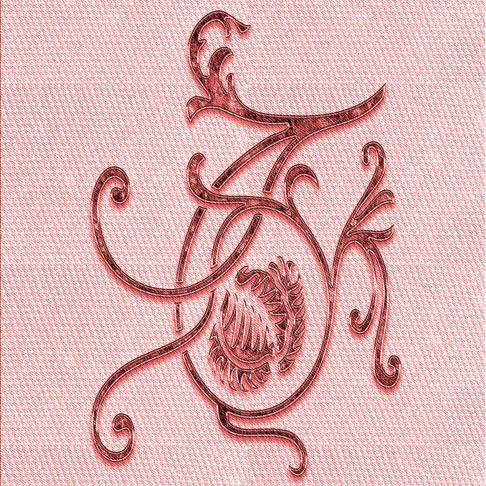 Patterned Pastel Red Pink Rug, pat929rd