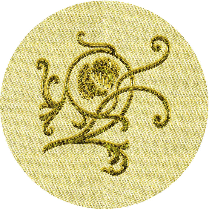 Square Machine Washable Transitional Sun Yellow Rug in a Living Room, wshpat929yw