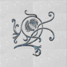 Sideview of Machine Washable Transitional White Smoke Rug, wshpat929