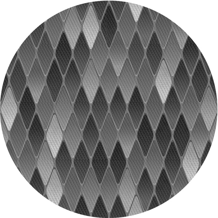 Square Machine Washable Transitional Gray Rug in a Living Room, wshpat93gry