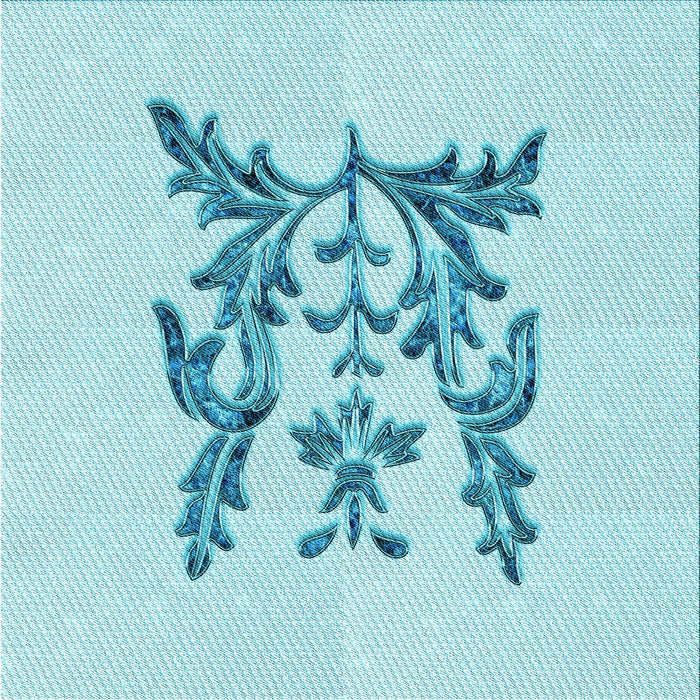 Round Machine Washable Transitional Electric Blue Rug, wshpat930lblu