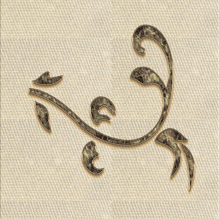 Patterned Moccasin Beige Rug, pat931brn