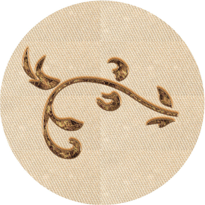 Square Machine Washable Transitional Moccasin Beige Rug in a Living Room, wshpat931org