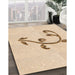 Patterned Moccasin Beige Rug in Family Room, pat931org