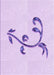 Machine Washable Transitional Bright Lilac Purple Rug, wshpat931pur