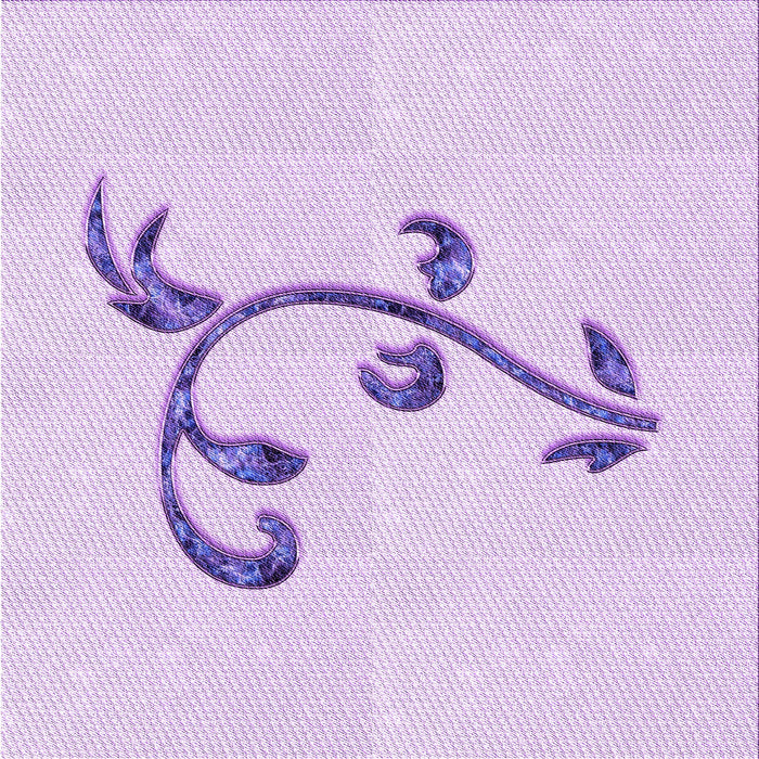 Round Machine Washable Transitional Bright Lilac Purple Rug, wshpat931pur