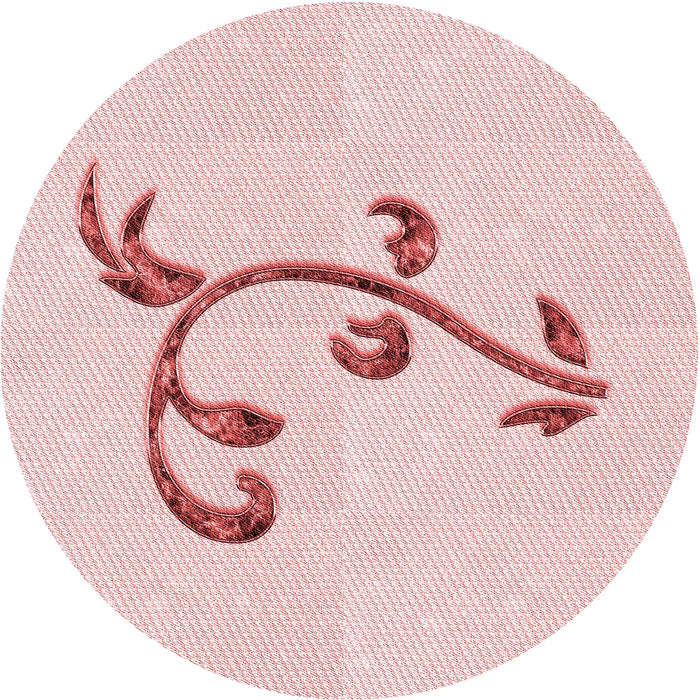 Square Machine Washable Transitional Pastel Red Pink Rug in a Living Room, wshpat931rd