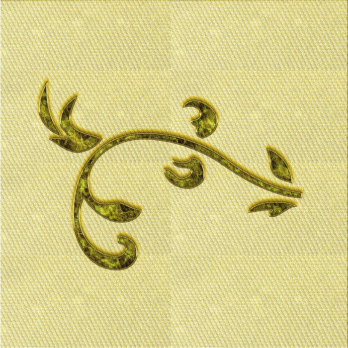 Round Patterned Sun Yellow Rug, pat931yw