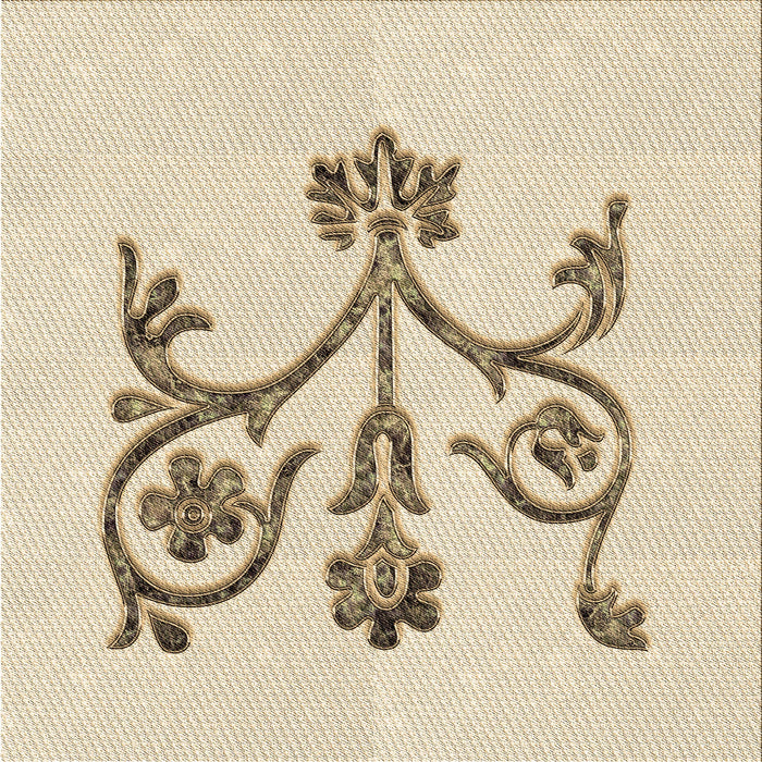 Round Machine Washable Transitional Peru Brown Rug, wshpat932brn