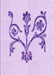 Patterned Purple Rug, pat932pur