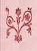 Patterned Light Rose Pink Rug, pat932rd