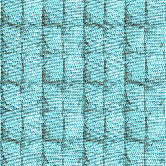 Patterned Macaw Blue Green Rug, pat933lblu