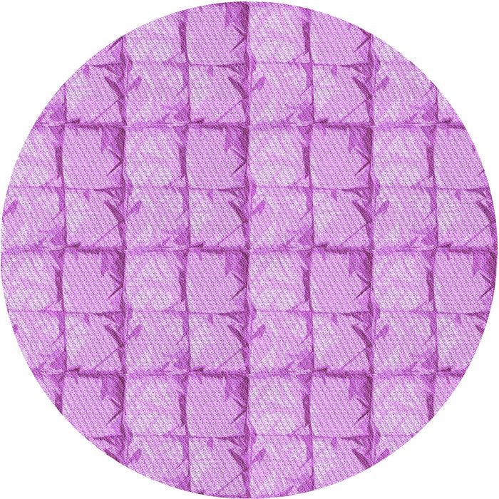 Square Patterned Blossom Pink Rug, pat933pur
