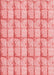 Patterned Pastel Pink Rug, pat933rd