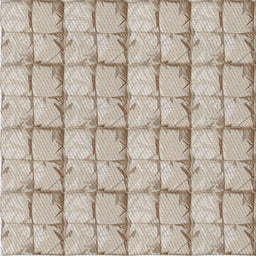 Sideview of Machine Washable Transitional Dark Almond Brown Rug, wshpat933