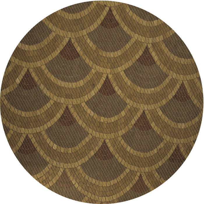 Square Machine Washable Transitional Light Brown Rug in a Living Room, wshpat934brn