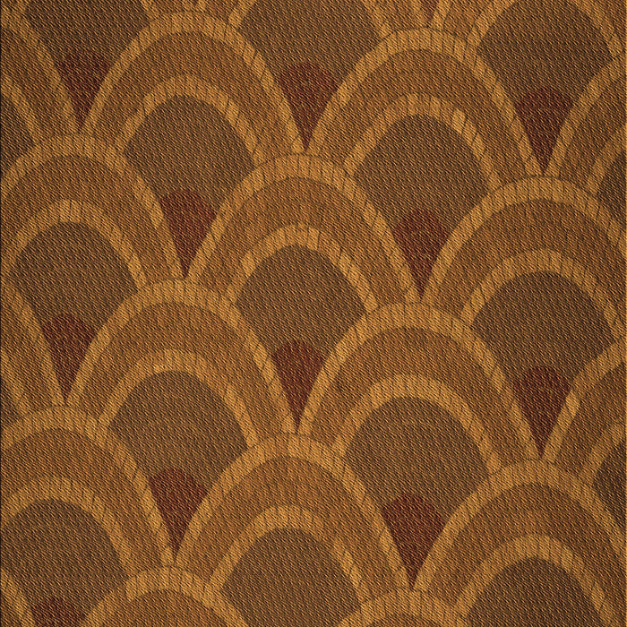 Patterned Red Brown Rug, pat934org