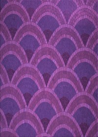 Machine Washable Transitional Dark Magenta Purple Rug, wshpat934pur