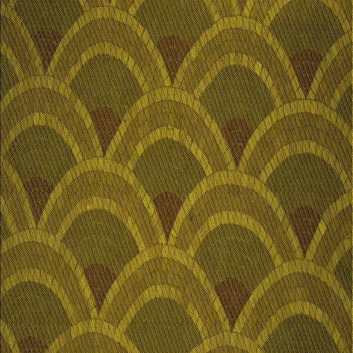 Patterned Dark Golden Brown Rug, pat934yw