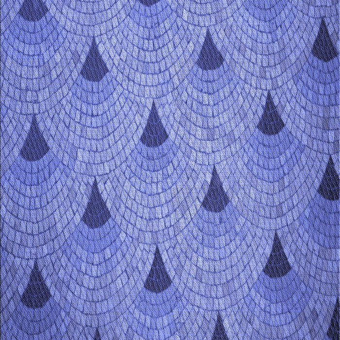 Machine Washable Transitional Sky Blue Rug, wshpat935blu
