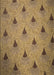 Patterned Saddle Brown Rug, pat935brn