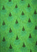 Patterned Neon Green Rug, pat935grn