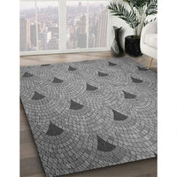 Patterned Carbon Gray Rug, pat935gry