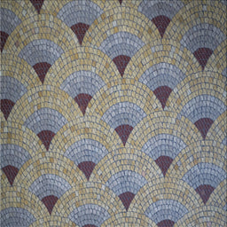 Square Patterned Dark Gray Novelty Rug, pat935