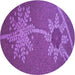 Square Machine Washable Transitional Crimson Purple Rug in a Living Room, wshpat936pur